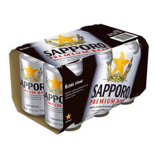 Load image into Gallery viewer, Sapporo Can Case 24 x 330ml/ 500ml
