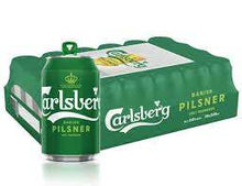 Load image into Gallery viewer, Carlsberg Pilsner Can Case 24 x 320ml/490ml
